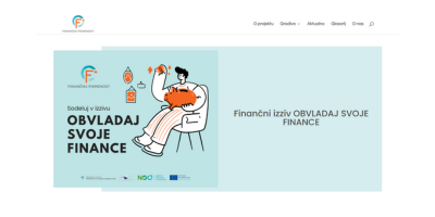 vstopna stran izziva, kjer udeleženec rešuje naloge za boljše upravljanje osebnih financ in spremljanje porabe.