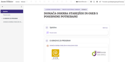 Gradivo “Domača oskrba starejših in invalidnih oseb” ponuja nasvete za nego in oskrbo.