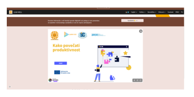 Digitalna soba pobega, ki ponuja interaktivne naloge za otroke in mladostnike, ki razvijajo veščine upravljanja časa, načrtovanja, prioritizacije in organizacije.