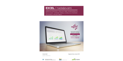 PDF dokument, ki jasno in postopoma razloži uporabo Microsoft Excela.